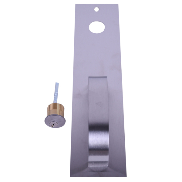 Sargent Exit Trim, Night Latch, PSB Pull, Less Cylinder, US32D 814 PSB 32D